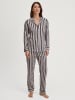 Calida Pyjama in Weiß/ Schwarz