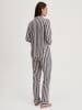 Calida Pyjama in Weiß/ Schwarz