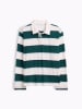 GAP Poloshirt in Creme/ Grün