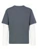 Sublevel Longsleeve antraciet/wit