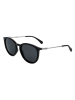 Polaroid Okulary przeciwsłoneczne unisex w kolorze czarno-granatowym