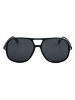 Polaroid Okulary przeciwsłoneczne unisex w kolorze czarnym