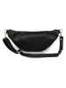 Anna Morellini Leren borstbuidel "Carola" zwart/meerkleurig - (B)32 x (H)16 x (D)9,5 cm