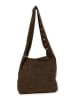 Anna Morellini Leder-Schultertasche "Lania" in Braun - (B)25 x (H)22 x (T)9 cm
