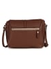 Anna Morellini Leren schoudertas "Monte Avella" bruin - (B)25 x (H)23 x (D)7 cm