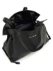 Anna Morellini Leder-Schultertasche "Anaziana" in Schwarz - (B)36,5 x (H)29,5 x (T)17 cm