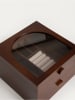 Homla Schmuckkasten ''Liore'' in Braun - (B)20 x (H)13,5 x (T)20 cm