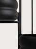 Homla Blumentopf "Buuble" in Schwarz - (B)36 x (H)60 cm