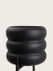 Homla Blumentopf "Buuble" in Schwarz - (B)36 x (H)60 cm