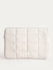 Homla Laptophülle "Belari" in Beige - (L)36,5 x (B)26,5 cm