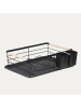 Homla Ociekacz "Plystre" w kolorze czarnym - 42 x 13 x 31 cm