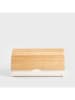 Homla Brotkasten ''Rakel'' in Beige/ Weiß - (B)38 x (H)21 x (T)25 cm