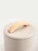 Homla Kaffeebehälter "Flora" in Beige - (H)15 x Ø 11 cm 