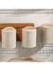 Homla Kaffeebehälter "Flora" in Beige - (H)15 x Ø 11 cm 