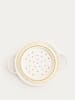 Homla Sieb "Mollis" in Creme - (H)21 x Ø 28 cm 