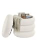 Songmics Opbergkruk wit - (H)47 x Ø 43 cm