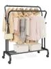 Songmics Garderoba w kolorze czarnym - 120 x 165 x 53 cm