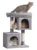 FEANDREA Katzenbaum in Grau - (B)49 x (H)74 x (T)32 cm