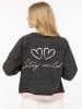 Zwillingsherz Blouson "Leo Sparkle" in Anthrazit