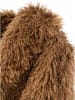 Zwillingsherz Kunstpelzjacke "Fluffy" in Hellbraun