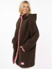 Zwillingsherz Fleecejacke in Braun