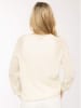 Zwillingsherz Pullover "Blogger" in Creme
