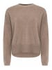 Zwillingsherz Pullover "Kastiger" in Hellbraun
