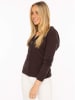 Zwillingsherz Cardigan in Braun