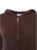 Zwillingsherz Cardigan in Braun