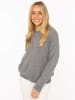 Zwillingsherz Pullover "Cozy" in Grau