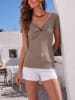 Milan Kiss Koszulka w kolorze szarobrązowym