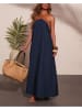 Milan Kiss Kleid in Dunkelblau/ Braun