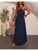 Milan Kiss Kleid in Dunkelblau/ Braun