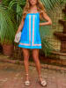 Milan Kiss Kleid in Blau