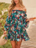 Milan Kiss Kleid in Türkis