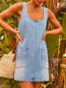 Milan Kiss Jeanskleid in Hellblau