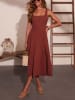 Milan Kiss Kleid in Braun