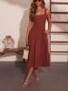 Milan Kiss Kleid in Braun