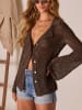 Milan Kiss Vest bruin