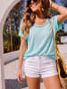Milan Kiss Shirt turquoise