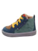 superfit Leder-Sneakers in Grün/ Blau