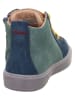 superfit Leder-Sneakers in Grün/ Blau