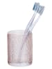 Wenko Tandenborstelhouder ''Vetro'' lichtroze - (H)10 x Ø 7,5 cm
