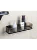 Wenko Badablage ''Quadro'' in Schwarz - (B)38,5 x (H)8,5 x (T)14,5 cm