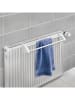 Wenko Wasdroogradiator ''Twin'' zilverkleurig - (B)60 x (H)13 x (D)11,5 cm