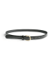 Pieces Leren riem "Cestina" zwart