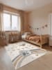 Villeroy & Boch Kurzflor-Teppich "Boho Kids" in Creme/ Beige/ Grau