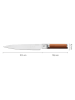 Fiskars Tranchiermesser "Norden" in Braun/ Silber - (H)34,7 cm