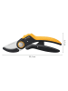 Fiskars Amboss-Gartenschere "P741" in Gelb/ Schwarz