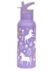 a little lovely company Drinkfles "Unicorn dreams" paars - 500 ml